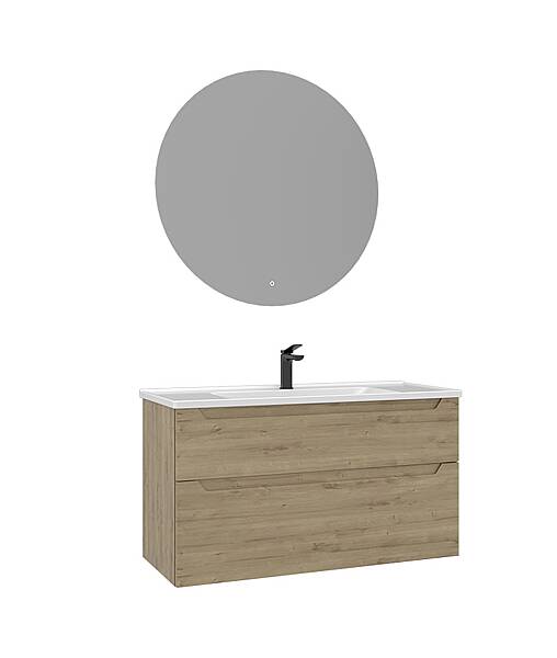 Orka Messina Banyo Dolabı Takımı 100 cm Meşe - 2