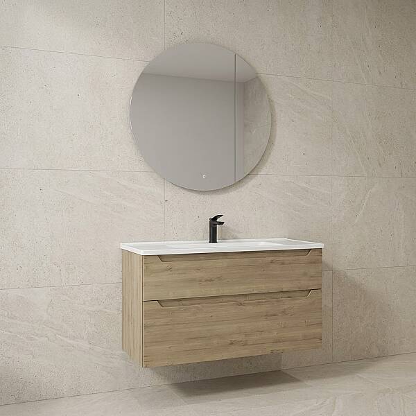 Orka Messina Banyo Dolabı Takımı 100 cm Meşe - 1