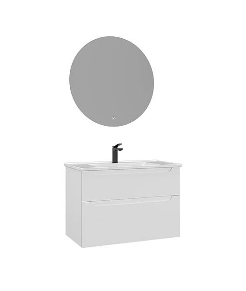 Orka Messina Banyo Dolabı Takımı 85 cm Beyaz - 2