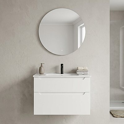 Orka Messina Banyo Dolabı Takımı 85 cm Beyaz - ORKA BANYO