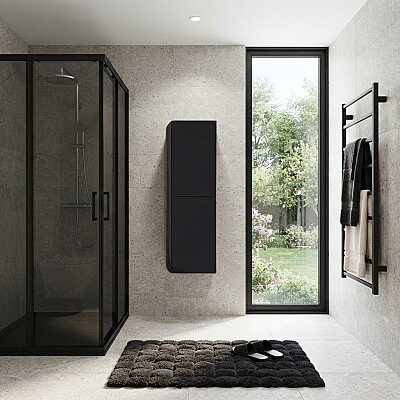 Orka Milano Banyo Boy Dolabı 42cm Antrasit - ORKA BANYO