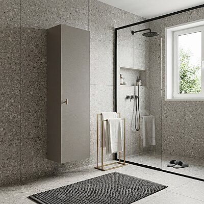 Orka Milazzo Banyo Boy Dolabı 40cm Beyaz - ORKA BANYO
