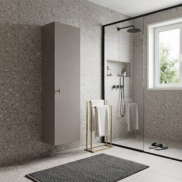Orka Milazzo Banyo Boy Dolabı 40cm Beyaz - 1