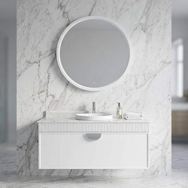 Orka Molino Banyo Dolabı Takımı 120 cm Beyaz - 1