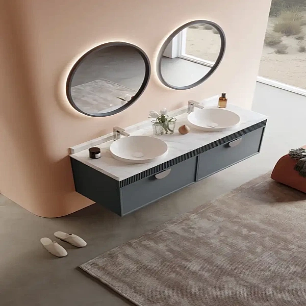 Orka Molino Banyo Dolabı Takımı 160 cm Antrasit - 1