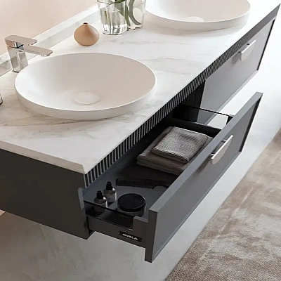 Orka Molino Banyo Dolabı Takımı 160 cm Antrasit - 2