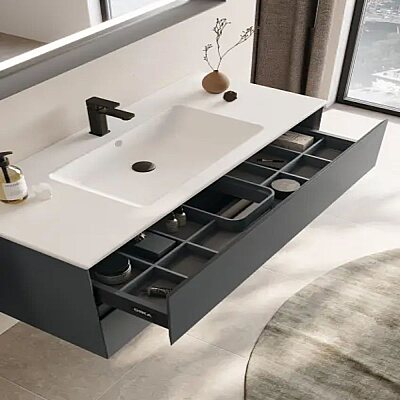 Orka Nest Banyo Dolabı Takımı 120 cm Antrasit - 3