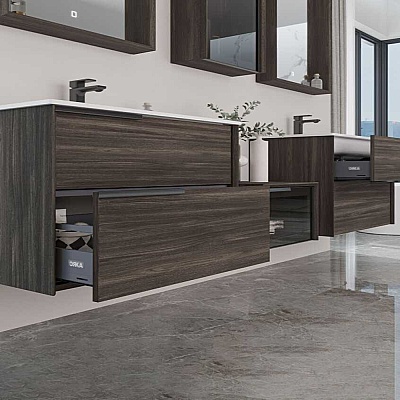 Orka Noventa Banyo Dolabı Takımı 100 cm Cabana - 2
