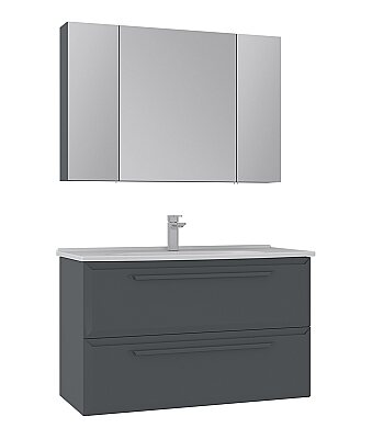 Orka Nuvola Banyo Dolabı Takımı 100 cm Antrasit - 4