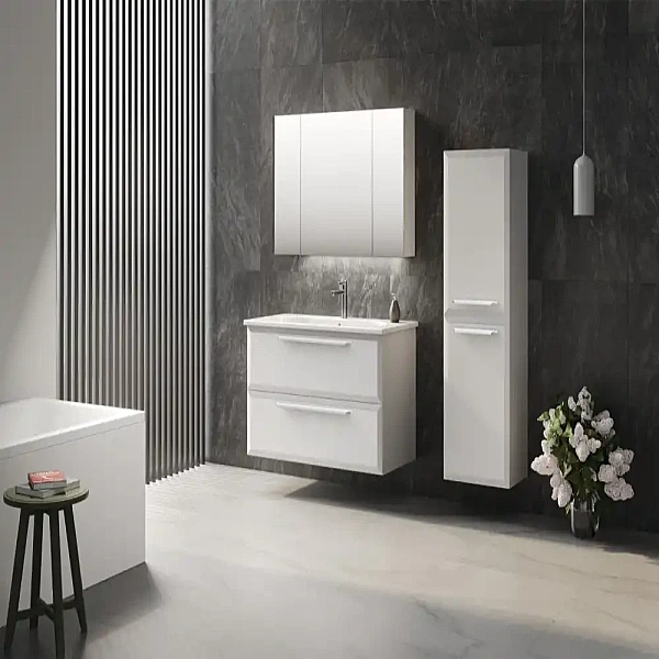 Orka Nuvola Banyo Dolabı Takımı 100 cm Beyaz - 2