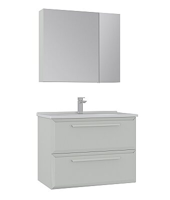 Orka Nuvola Banyo Dolabı Takımı 80 cm Kaşmir - 2