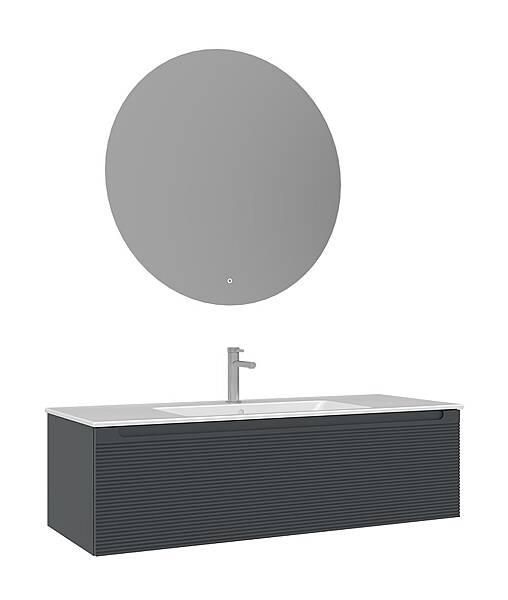 Orka Olbia Banyo Dolabı Takımı 120 cm Antrasit - 2