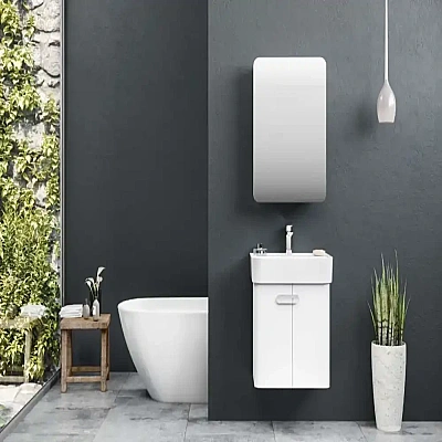 Orka Orbit Banyo Dolabı Takımı 55 cm Beyaz - ORKA BANYO