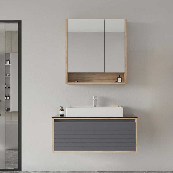 Orka Prato Banyo Dolabı Takımı 80 cm Legnano - 1