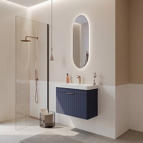 Orka Procida Banyo Dolabı Takımı 105 cm Lacivert - 1