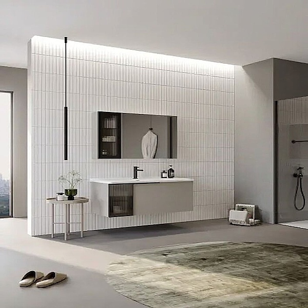 Orka Pure Banyo Dolabı Takımı 80 cm Vizon - 1