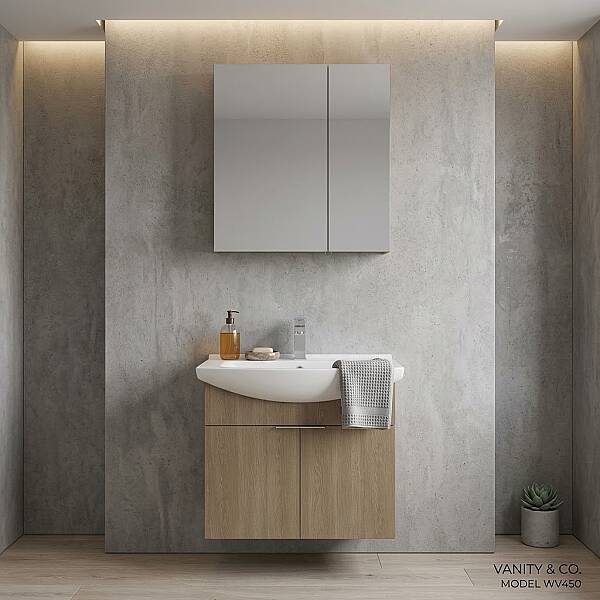 Orka Purus Asma Banyo Dolabı Takımı 65cm Budva - 1