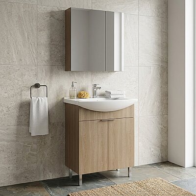 Orka Purus Ayaklı Banyo Dolabı Takımı 65cm Budva - ORKA BANYO