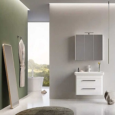 Orka Rose Banyo Dolabı Takımı 100 cm Beyaz - ORKA BANYO