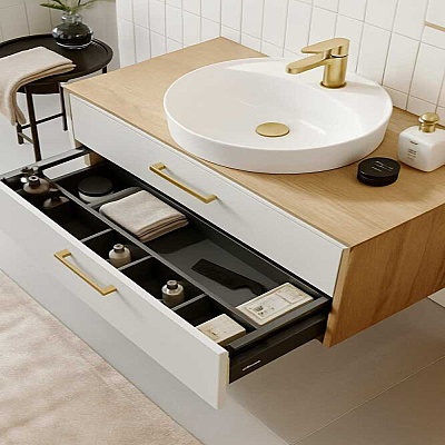 Orka Salerno Banyo Dolabı Takımı 75 cm Beyaz - 3