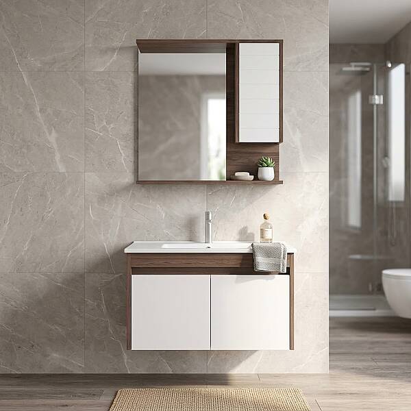 Orka Serra Banyo Dolabı Takımı 85cm Beyaz - 1