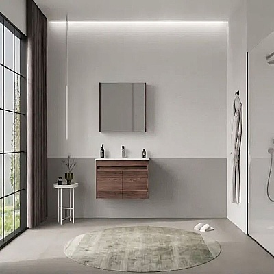 Orka Side Kapaklı Banyo Dolabı Takımı 85 cm Navaro - ORKA BANYO