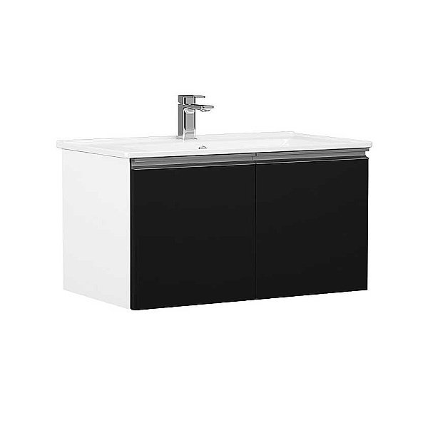 Orka Terme Banyo Dolabı Takımı 100 cm Siyah - 2
