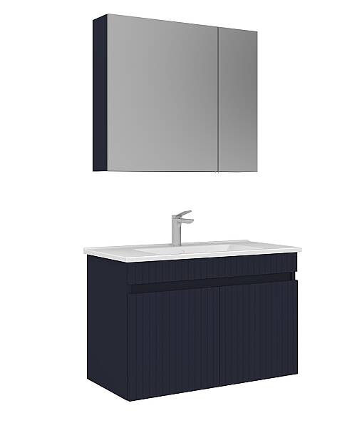 Orka Tivoli Banyo Dolabı Takımı 85cm Lacivert - 3