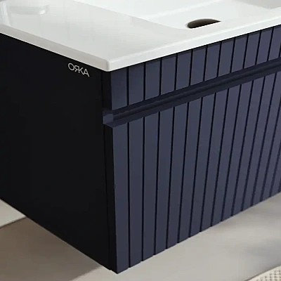 Orka Tivoli Banyo Dolabı Takımı 85cm Lacivert - 2