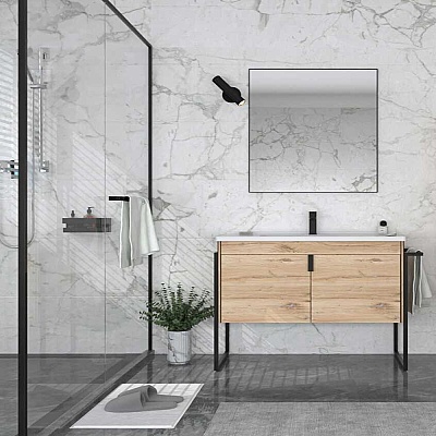Orka Trio Banyo Dolabı Takımı 100 cm Senza - ORKA BANYO