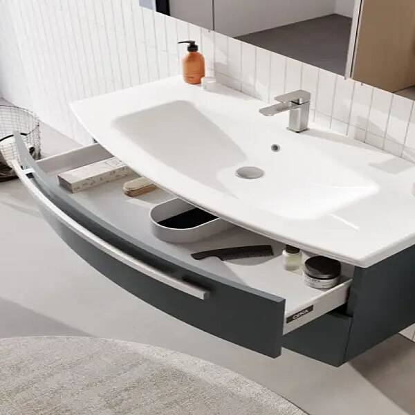 Orka Urla Banyo Dolabı Takımı 90 cm Antrasit - 2