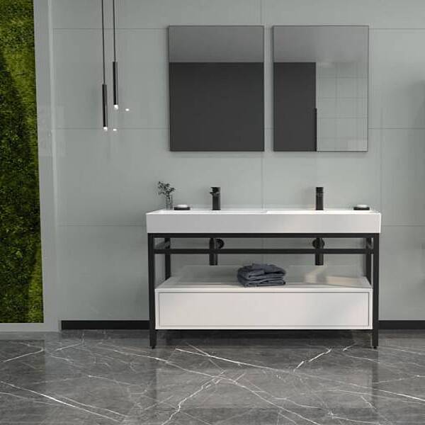 Orka Vegas Banyo Dolabı Takımı 120 cm Beyaz - 1