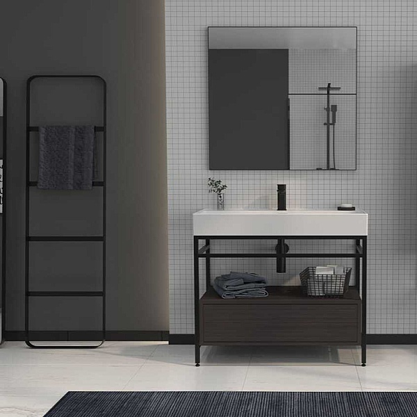 Orka Vegas Banyo Dolabı Takımı 80 cm Antrasit - 1