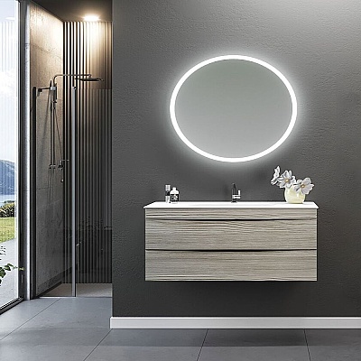 Orka Vento Banyo Dolabı Takımı 100 cm Dublin - ORKA BANYO
