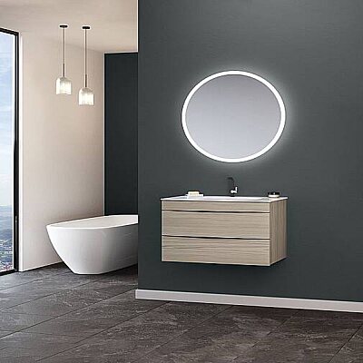 Orka Vento Banyo Dolabı Takımı 80 cm Glassgow - ORKA BANYO