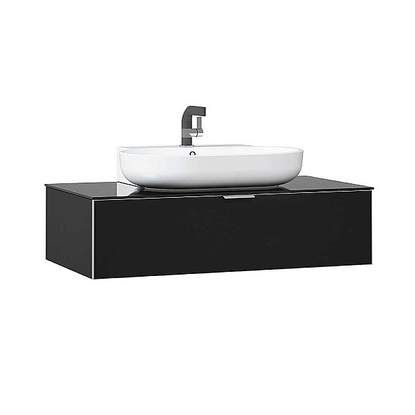 Orka Yalıköy Banyo Dolabı Takımı 90 cm Siyah - Beyaz - 3