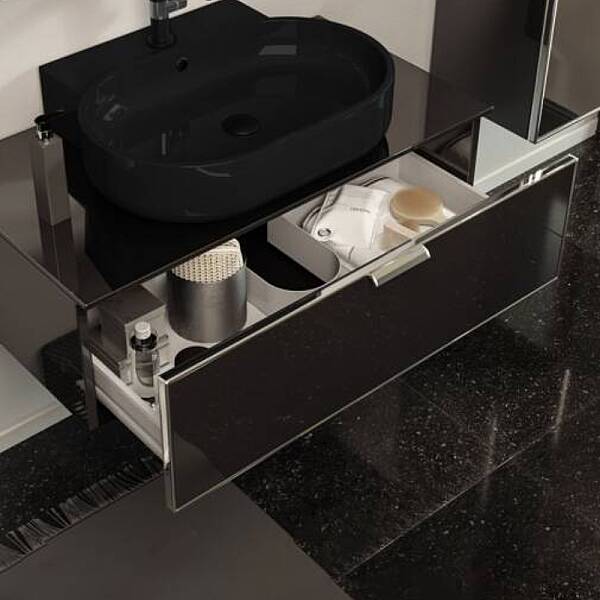 Orka Yalıköy Banyo Dolabı Takımı 90 cm Siyah - Siyah - 3