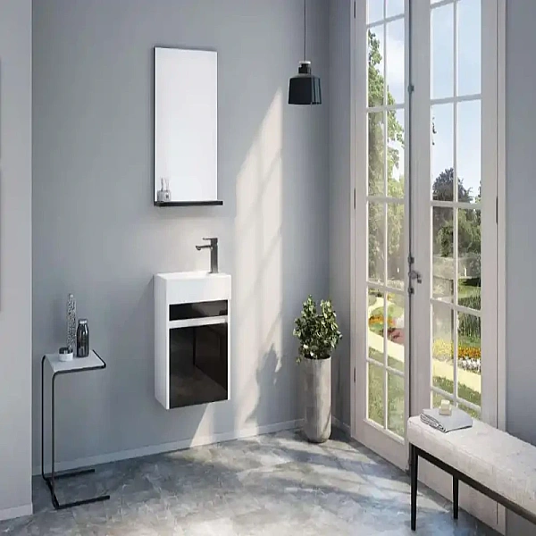 Orka Yedisu Banyo Dolabı Takımı 45 cm Siyah - 2