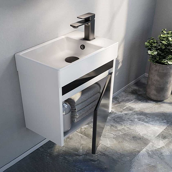 Orka Yedisu Banyo Dolabı Takımı 45 cm Siyah - 3
