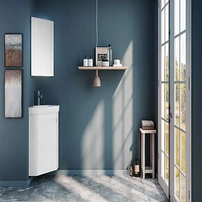 Orka Zag Banyo Dolabı Takımı 45 cm Beyaz - ORKA BANYO