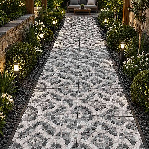 Seramiksan Garden Siyah Mat Seramik 232512 - 50x50 - 1