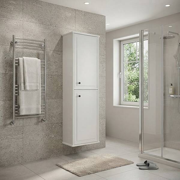 Shower Art Deco Boy Dolabı 36cm Beyaz - 1