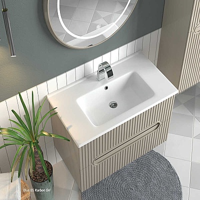 Shower Blue Banyo Dolabı 100cm Sahra - SHOWER