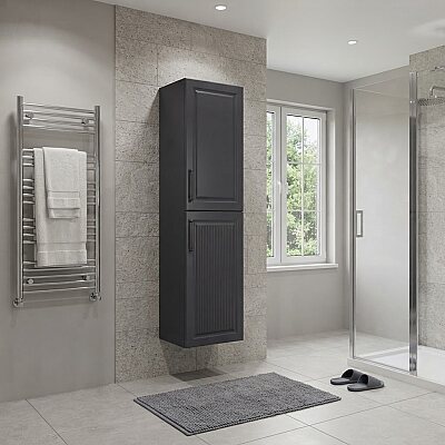 Shower Ceylin Boy Dolabı 40cm Antrasit Gri - SHOWER
