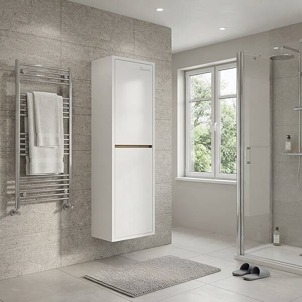 Shower Grande Boy Dolabı 40cm Beyaz-Hazar - 1