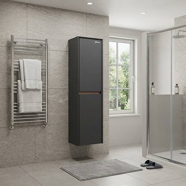 Shower Line Boy Dolabı 40cm Antrasit - 1