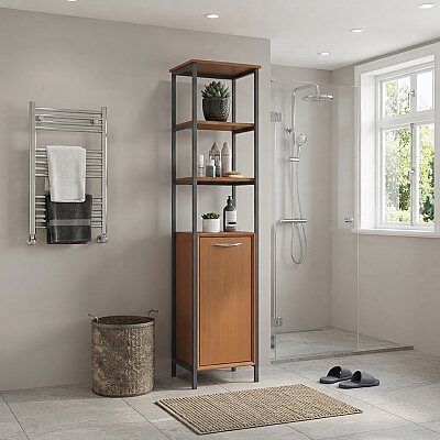 Shower Ordin Boy Dolabı 38cm Tarçın - SHOWER