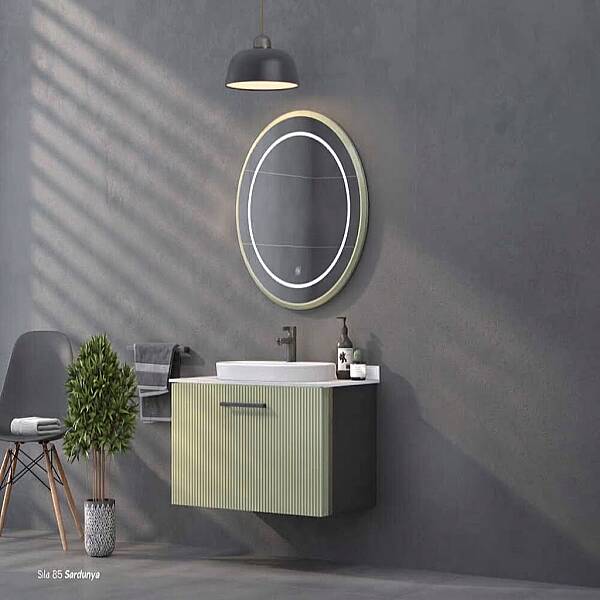 Shower Sıla Banyo Dolabı 85cm Sardunya - 1