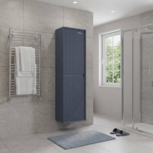 Shower Este Boy Dolabı 38cm Mor - 1
