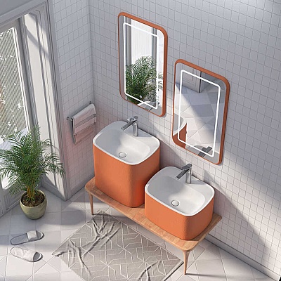 Shower Tios Banyo Dolabı 120cm Tarçın - SHOWER
